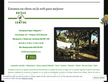 Tablet Screenshot of campingartaza.com
